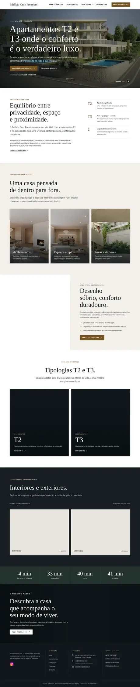 Website Edifício Cruz Premium