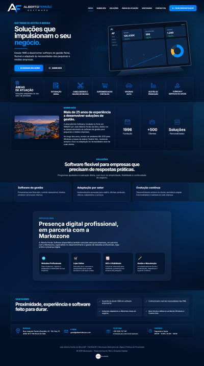 Website Alberto Ferrão